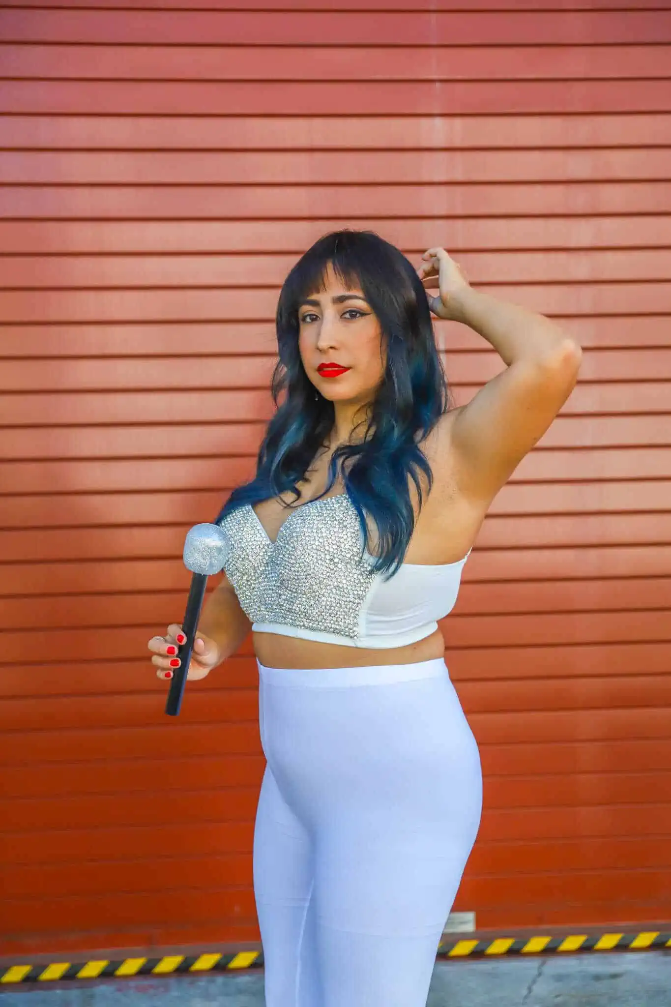 DIY Selena Quintanilla Costume with Thrift Store Items
